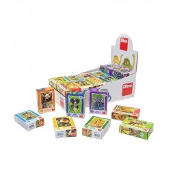 Minipuzzle 54 db - állatok 1-99 darabos puzzle Dino