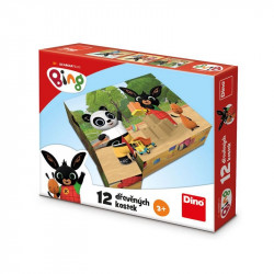 Fa mesekocka 12 db - Bing Mesekocka Dino