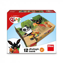 Fa mesekocka 12 db - Bing Mesekocka Dino