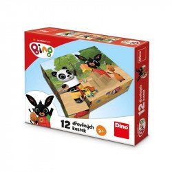 Fa mesekocka 12 db - Bing Mesekocka Dino