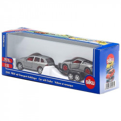SIKU Porsche terepjáró trélerrel 1:55 - 2544 Autó, jármű SIKU