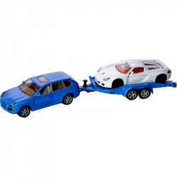 SIKU Porsche terepjáró trélerrel 1:55 - 2544