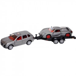 SIKU Porsche terepjáró trélerrel 1:55 - 2544