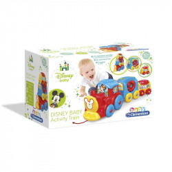 Disney Mickey zenélő, fejlesztő kisvonat Bébijáték, kellék Clementoni