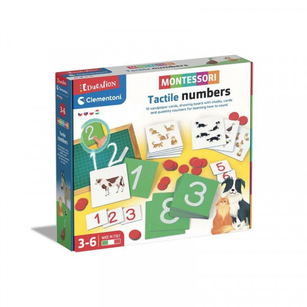 Montessori - Tapintható számok