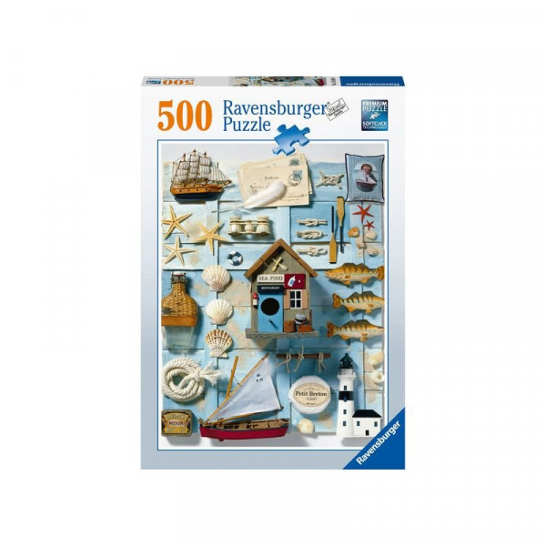 Ravensburger: Puzzle 500 db - Tengerparti emlékek