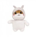 Plüss sapkás cica, 25 cm - többfajta