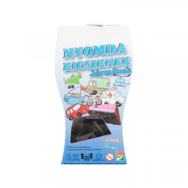 Nyomda kicsiknek 10 darabos készlet - többféle