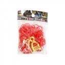 Horgolható szilikon karkötő - neon, többféle