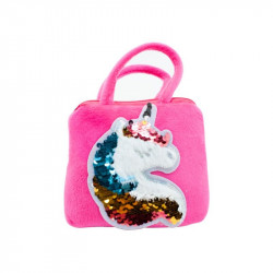 Csillámos virág, lepke, baba kistáska