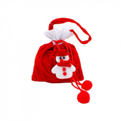 Mikulás plüss táska