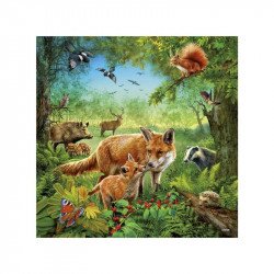 Ravensburger Puzzle 3x49 db - Az erdő lakói 100-499 darabos puzzle Ravensburger