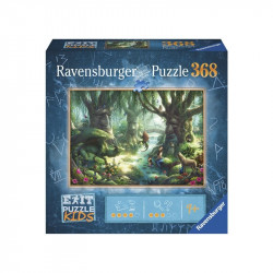 Puzzle Exit Kids 368 db - Varázslatos erdő 100-499 darabos puzzle Ravensburger