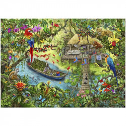 Ravensburger: Puzzle Exit Kids 368 db - Dzsungelexpedíció 100-499 darabos puzzle Ravensburger