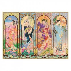 Puzzle 1000 db - A négy évszak 1000-2999 darabos puzzle Ravensburger