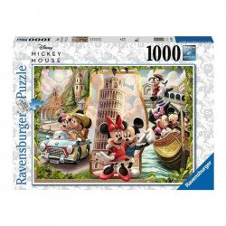 Puzzle 1000 db - Minnie és Mickey vakáción 1000-2999 darabos puzzle Ravensburger