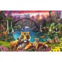 Puzzle 3000 db - Tigrisek a lagúnában