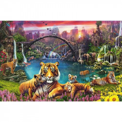 Puzzle 3000 db - Tigrisek a lagúnában 3000+ darabos puzzle Ravensburger