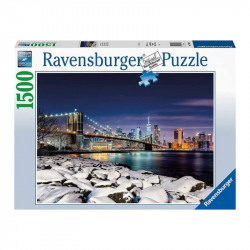 Puzzle 1500 db - Tél New yorkban 1000-2999 darabos puzzle Ravensburger