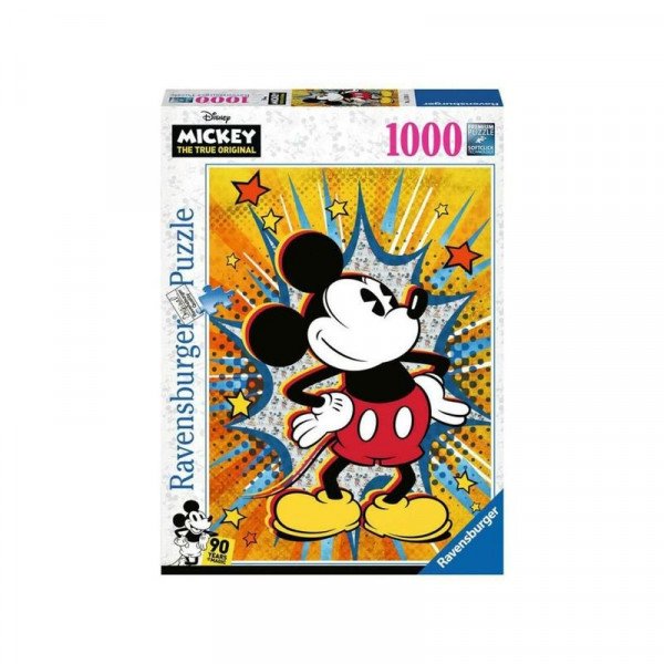 Puzzle 1000 db - Retro Mickey