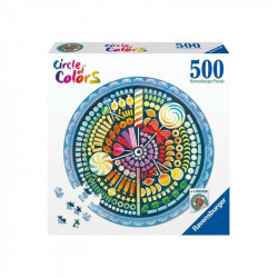 Puzzle kör 500 db - Cukorka 500-999 darabos puzzle Ravensburger