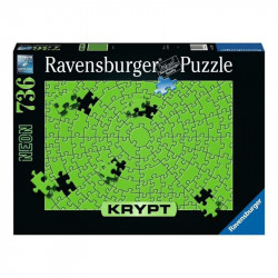 Puzzle 736 db - Krypt Neon zöld 500-999 darabos puzzle Ravensburger