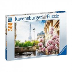 Puzzle 500 db - Tavasz Párizsban 500-999 darabos puzzle Ravensburger