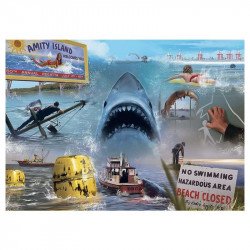 Puzzle 1000 db - Állkapcsok 1000-2999 darabos puzzle Ravensburger