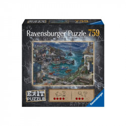 Puzzle Exit 759 db - A halászfalu 500-999 darabos puzzle Ravensburger