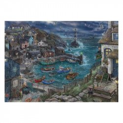 Puzzle Exit 759 db - A halászfalu 500-999 darabos puzzle Ravensburger