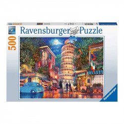 Puzzle 500 db - Esték Pisában 500-999 darabos puzzle Ravensburger