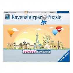 Puzzle 1000 db - Egy nap Párizsban 1000-2999 darabos puzzle Ravensburger