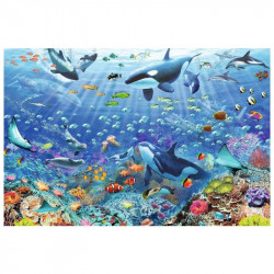 Puzzle 3000 db - Színes víz alatti szórakozás 3000+ darabos puzzle Ravensburger