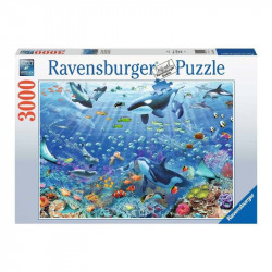 Puzzle 3000 db - Színes víz alatti szórakozás 3000+ darabos puzzle Ravensburger