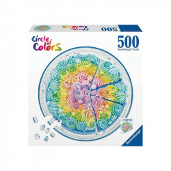 Puzzle kör 500 db - Szivárvány torta 500-999 darabos puzzle Ravensburger
