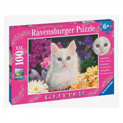 Puzzle 100 db - Csillámcicák 100-499 darabos puzzle Ravensburger