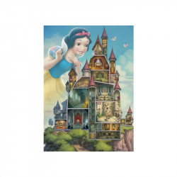 Puzzle 1000 db - Disney kastély Hófehérke
