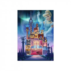 Puzzle 1000 db - Disney kastély Hamupipőke