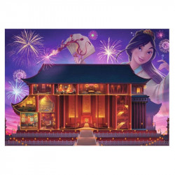 Puzzle 1000 db - Disney kastély Mulan