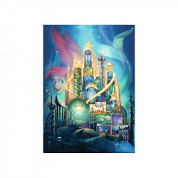 Puzzle 1000 db - Disney kastély Ariel