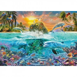 Puzzle 1000 db - Vízalatti sziget
