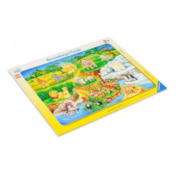 Puzzle 14 db -Látogatás az állatkertben 1-99 darabos puzzle Ravensburger