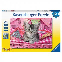 Puzzle 100 db - Aranyos cicák 100-499 darabos puzzle Ravensburger