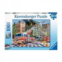 Puzzle 100 db - Tűzoltóautó 100-499 darabos puzzle Ravensburger