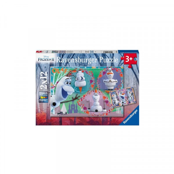 Puzzle 2x12 db - Olaf a kedvenc