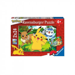 Puzzle 2x24 db - Pokemon 100-499 darabos puzzle Ravensburger