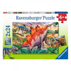Puzzle 2x24 db - Vadállatok 100-499 darabos puzzle Ravensburger
