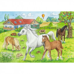 Puzzle 2x24 db - Lófarm