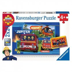 Puzzle 2x24 db - Tűzoltó Sam 100-499 darabos puzzle Ravensburger