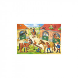 Puzzle 2x12 db - Nyaralás a lófarmon
